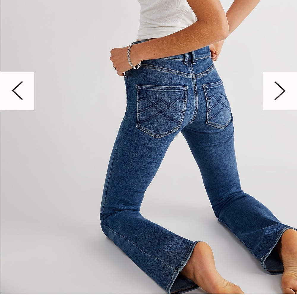 Free people skinny flare Shayla jeans